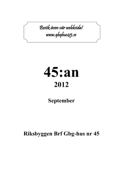 "45:an" - September 2012