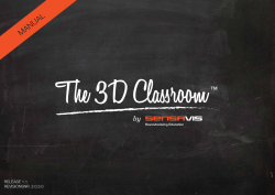 Ladda ner Manual - the 3D Classroom