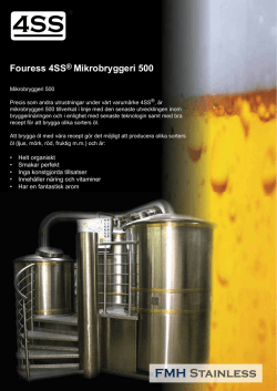 Fouress 4SS® Mikrobryggeri 500