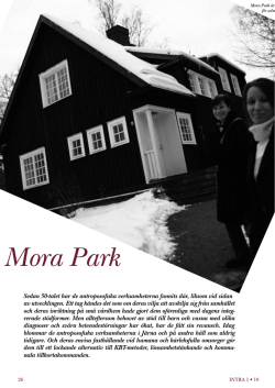 Mora Park håller fast vid humana och kärleksfulla omsorger