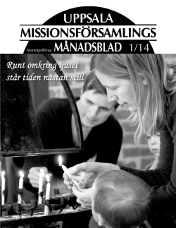 Mars/april/maj - Uppsala Missionskyrka