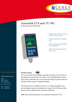 Automatik ET4 samt TC-901