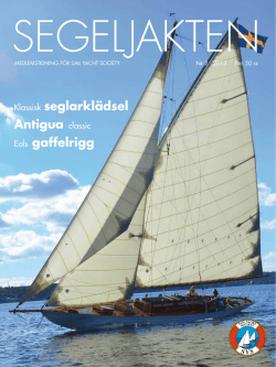 Segeljakten 2_2013 - Sail Yacht Society