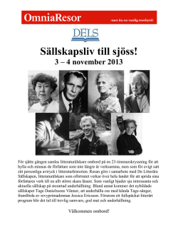 Läs PDF-inbjudan här - Laura Fitinghoffsällskapet