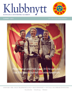 Philip Forsman vinner KAK-Cupen 2012 för andra året i rad, före