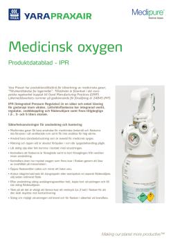 Medicinsk oxygen Ph Eur