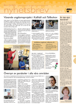 Växande ungdomsprojekt i Kallhäll och Tallbohov