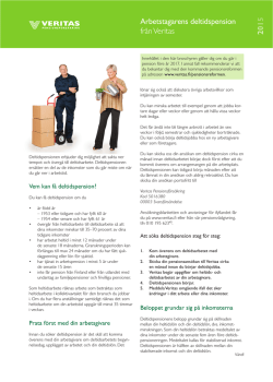 Arbetstagarens deltidspension (pdf)