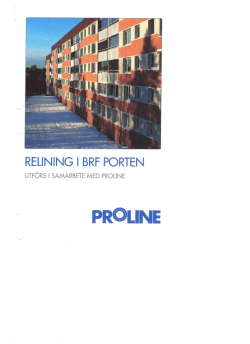 Proline Boendeinfo