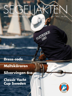 Segeljakten 3_2013 - Sail Yacht Society