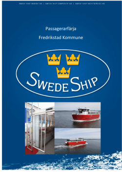 Passagerarfärja Fredrikstad Kommune