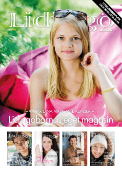 Lidingö magasin 2015 - Newsfactory Publishing