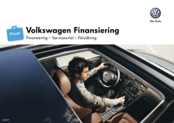 Volkswagen Finansiering Privat