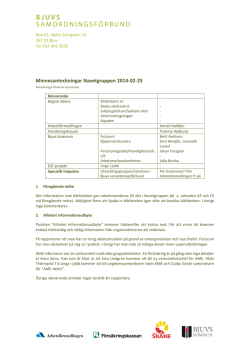 2014-02-25 - Bjuvs samordningsförbund