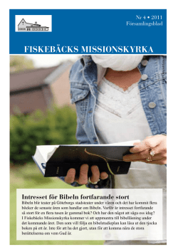 Nr 4 2011 - Svenska Missionskyrkan