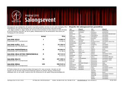 Prisblad Salongsevent (PDF) - SF