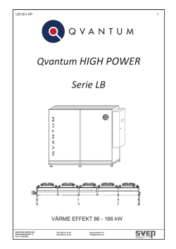 Qvantum HIGH POWER - Qvantum Energi AB