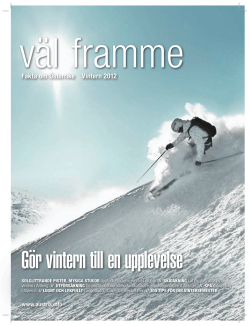 Väl framme - brochures from Austria