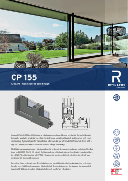 CP 155 - Reynaers Aluminium