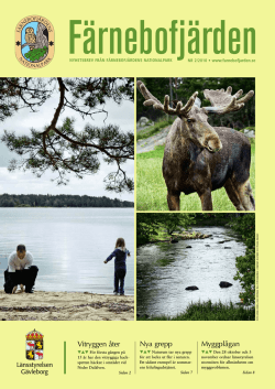 Nyhetsbrev 2 - Sveriges nationalparker