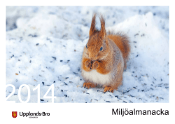 Miljöalmanacka 2014 - Upplands-Bro