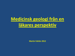 Geologi-Medicin