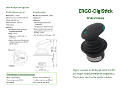 Svensk ERGO-DigiStick broschyr