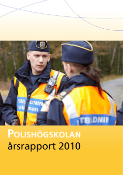 årsrapport 2010 - Polishögskolan
