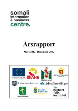 rsrapport SIBC 2012.pdf - Somali Information and Business Centre