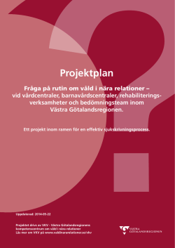 Läs projektplanen i PDF-format - våldinärarelationer.se