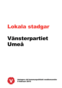 Lokala stadgar_fastställda av medlemsmötet 150209