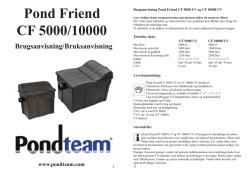 Pond Friend CF 5000/10000