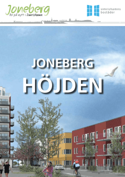 Joneberg Höjden (Pdf) - Simrishamns Bostäder