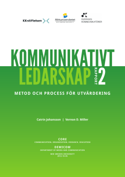 Kommunikativt ledarskap - Sveriges Kommunikatörer