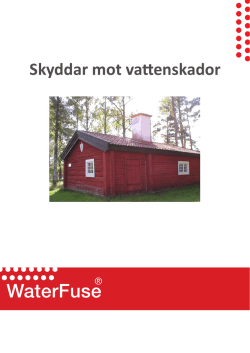 Waterfuse Produktblad Stuga