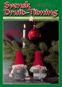God Jul & Gott Nytt &Aring;r - svenska druid