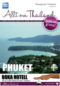 Phuket Guiden - Gratis Guider