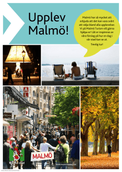Upplev Malmö! - Malmotown.com