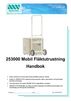 253000 Mobil Fläktutrustning Handbok
