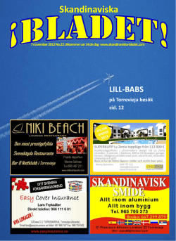 LILL-BABS - skandinaviska Bladet