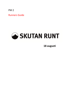 18 augusti - Skutan Runt