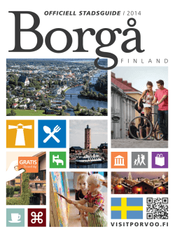 F I N L A N D OFFICIELL STADSGUIDE I 2014