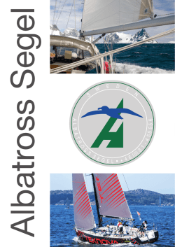 Segel Broschyr - Albatross segel