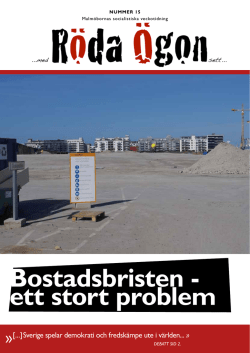 (PDF, 1.39MB) - Malmös socialistiska veckotidning