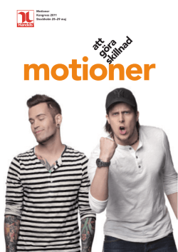 Motioner - komplett - Handelsanst&auml;lldas f&ouml;rbund