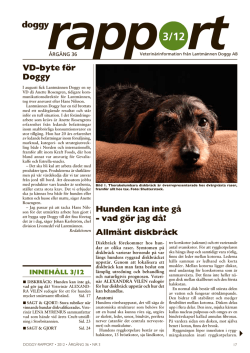Doggy Rapport 3 - 2012