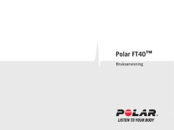 Polar FT40™ Po