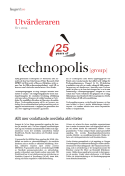 nyhetsbrev - Technopolis Group