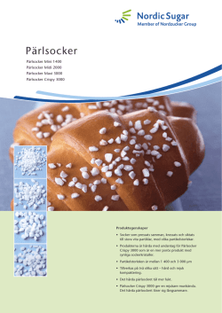 Pärlsocker - Nordic Sugar
