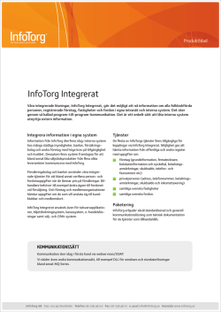 InfoTorg Integrerat